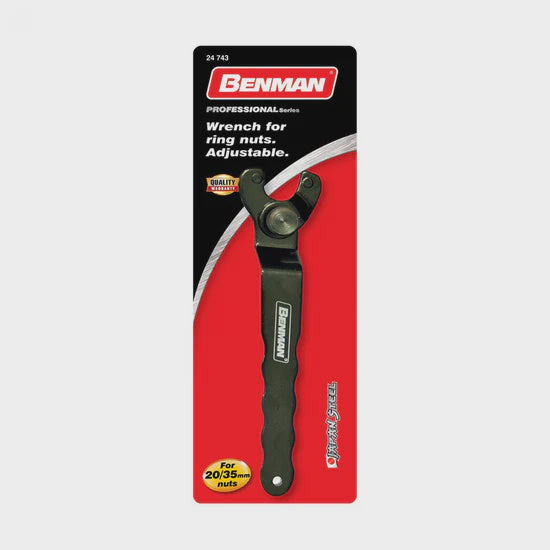 Adjustable Wrench For Ring Nuts /Grinders