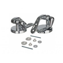 Load image into Gallery viewer, Easiplumb Universal Toilet Seat Hinges One Pair - Chrome