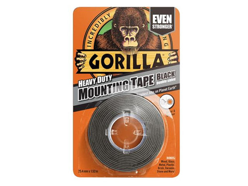 Gorilla Tape Double Sided Tape Black