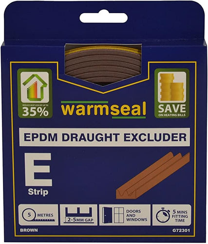 Long-Life Foam Draught Excluder, 5m
