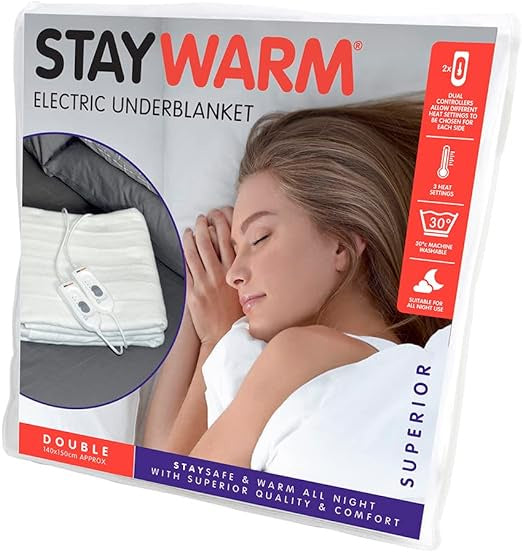 StayWarm Single Bed Electric Heated Underblanket -  F901