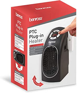 BENROSS PTC Plug-in 400W Heater 12Hr Timer