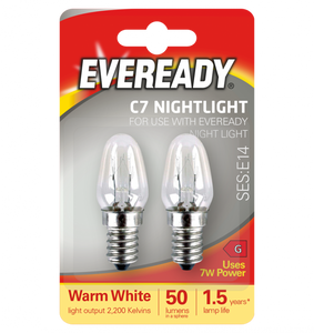 Eveready Night Light 7w SES Warm White 2200K