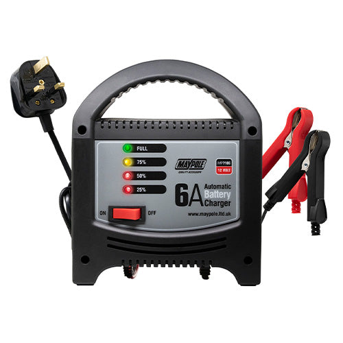 6A 12V LED Automatic Battery Charger