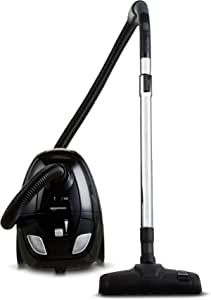 Bagged Vacuum Cleaner / Hoover with HEPA Filter for Hardfloor, Carpet & Car Interior, Compact & Lightweight, 700W, 1.5L, Black