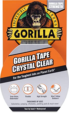 Gorilla Tape Crystal Clear 8.2m