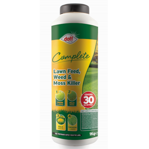 Doff Complete Lawn Feed, Weed & Moss Killer 1Kg