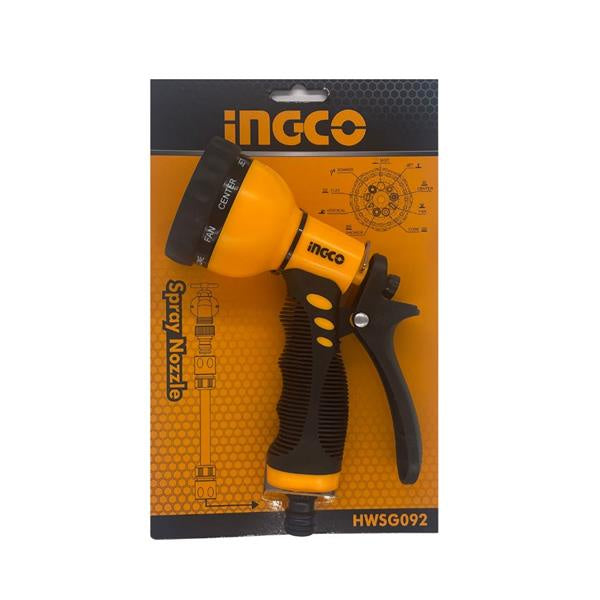 Ingco 9 Way Spray Nozzle Circular Head