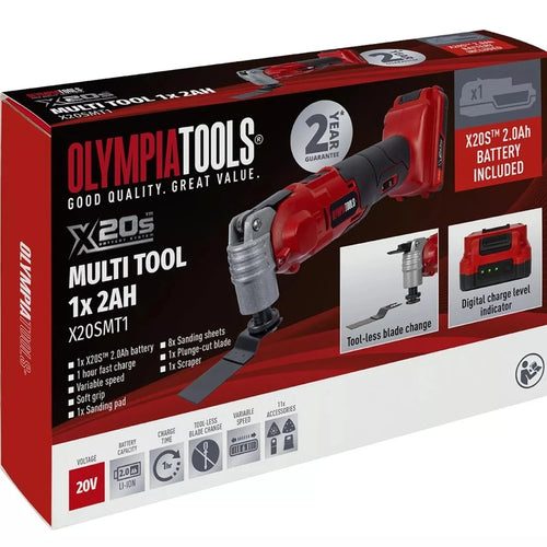 X20S™ Multi-Tool 20V 1 x 2.0Ah Li-ion