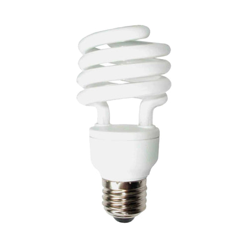 E27 20W Compact Fluorescent Spiral Bulb 6500k