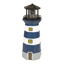 Load image into Gallery viewer, SOLAR REVOLVING LED LIGHTHOUSE