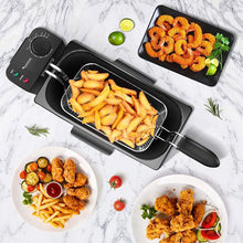Load image into Gallery viewer, TURBOTRONIC 3LTR DEEP FRYER BLACK