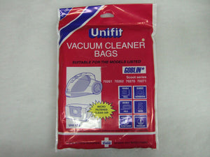 Unifit Xtra UNI-170 Hoover Bags