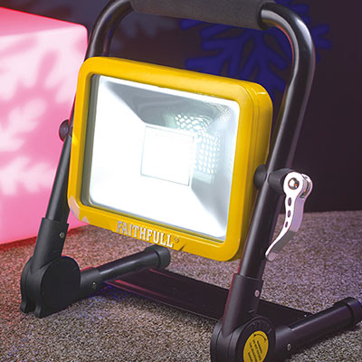 Faithfull 20W LED Rechargeable Folding Worklight