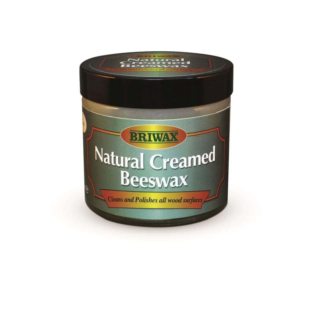 Briwax natural creamed beeswax clear 250ml