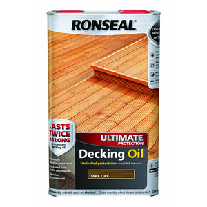 Ronseal Ultimate Protection Decking Oil Dark Oak 5 Litre