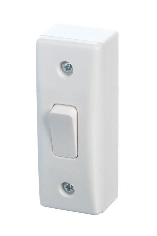 POWERMASTER 1 GANG ARCHITRAVE SWITCH WITH BOX