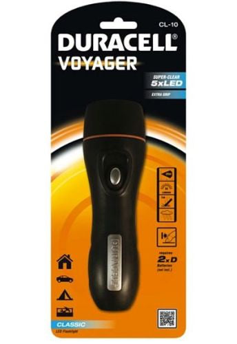 Duracell Voyager Classic 5xLed Torch  FlashlightCL10
