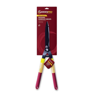 Pro Gold Traditional Wooden Handled Hedge Shears