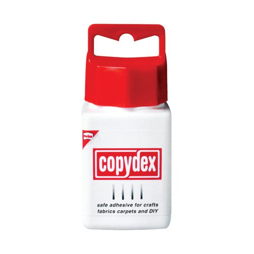 Copydex White Latex Adhesive with Brush Applicator 125ml