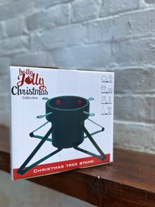 Holly Jolly Christmas Tree Stand - 21cm