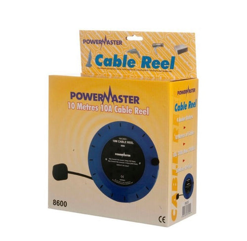 PowerMaster 10m 4 Plug Cable Reel