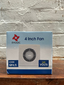 Evolec 4" Vent Extractor Fan