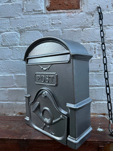 Steel Grey A4 Deep Post Box