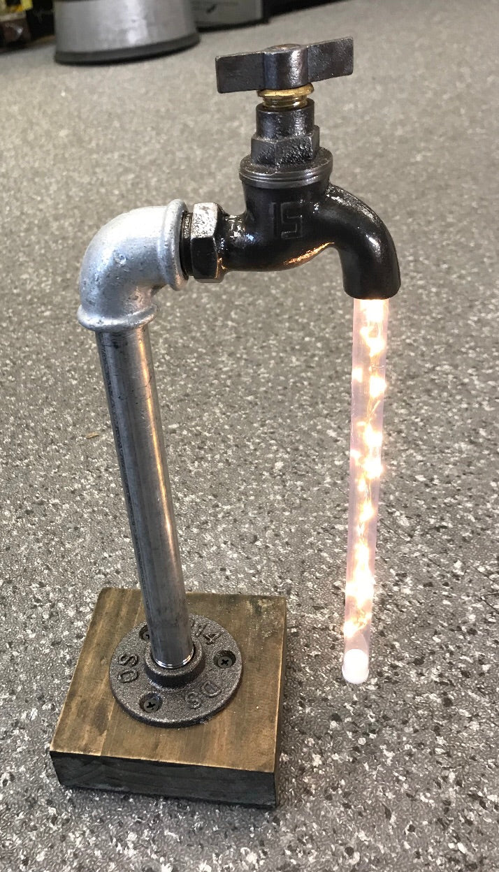 Vintage Watering Tap Lamp
