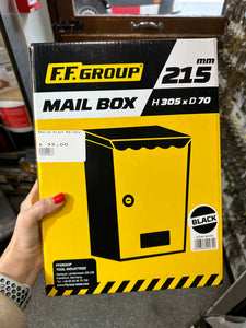 F.F.GROUP LETTERBOX medium -H305 x D70 BLACK
