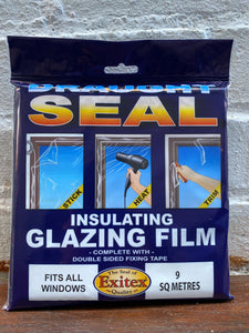 Draught seal insulating glazing film