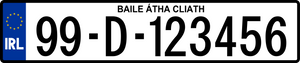 Custom Irish License Plates