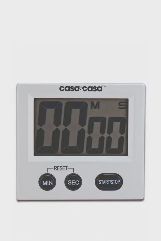 Casa&Casa Digital Kitchen Timer White