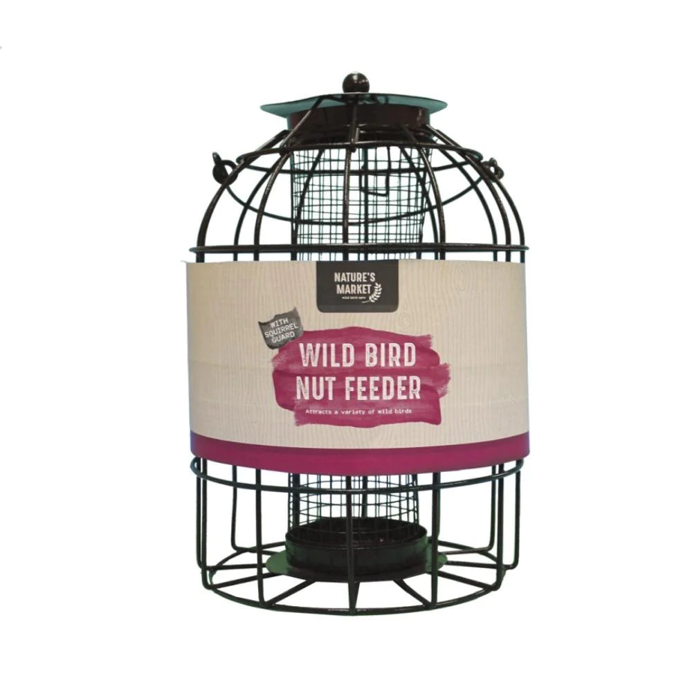 Natures Market Nut Feeder With Squirrel Guard