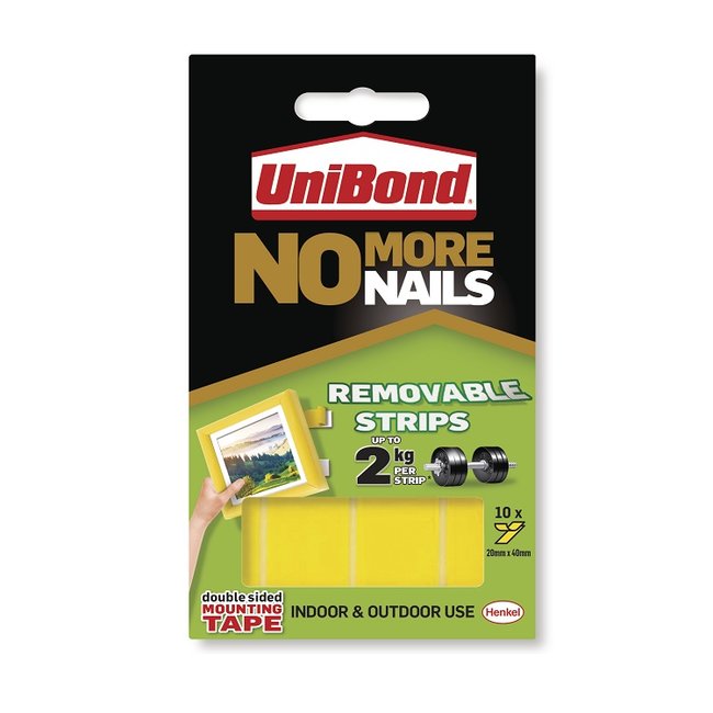 Unibond No More Nails Yellow Removable Pads