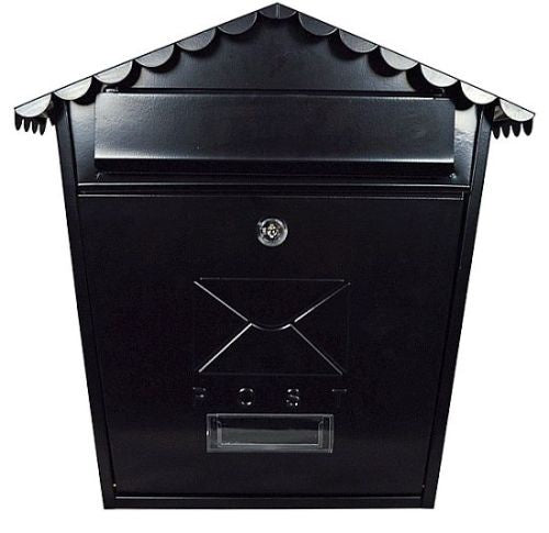 De Ville Classic Post Box Black Gloss