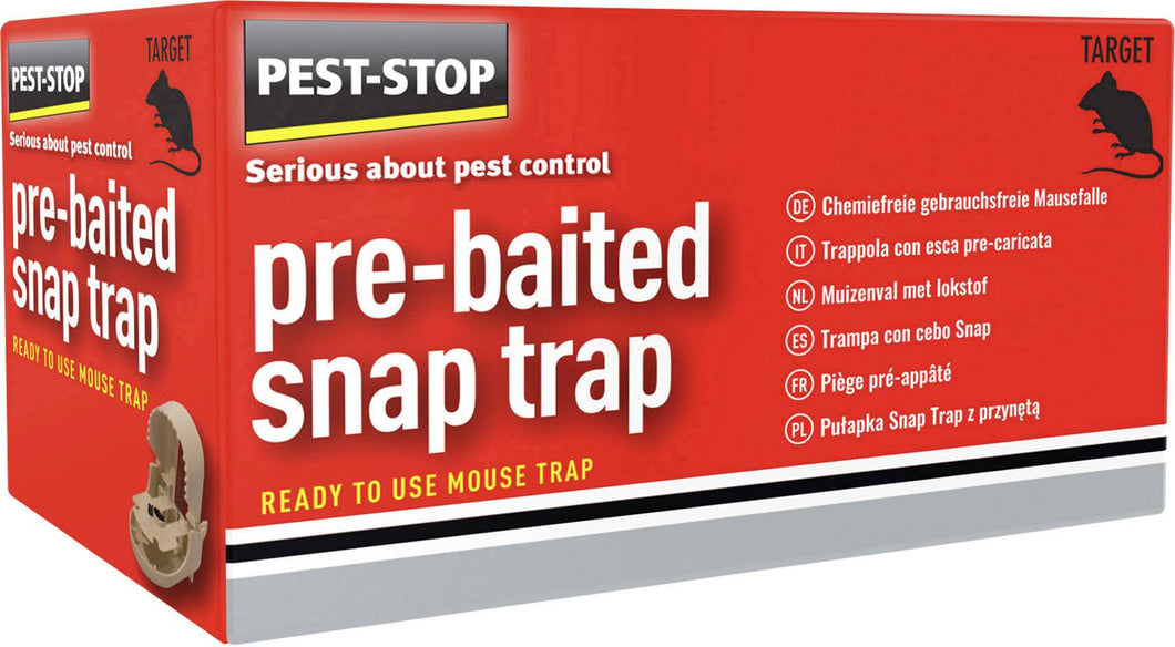Pre-Baited Snap Rat trap