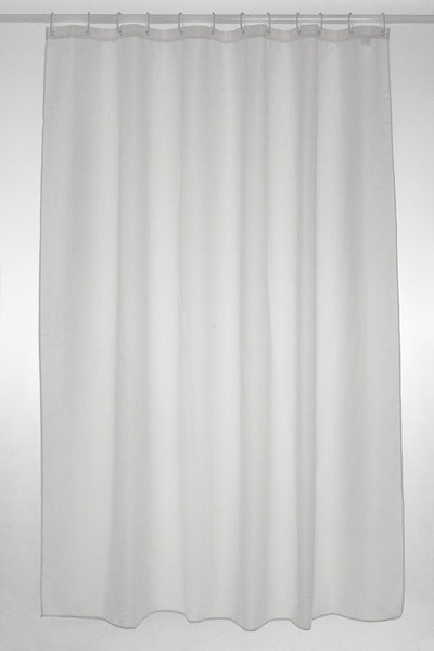 Blue Canyon White Polyester Shower Curtain 180x180