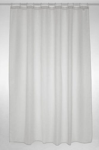 Blue Canyon White Polyester Shower Curtain 180x180