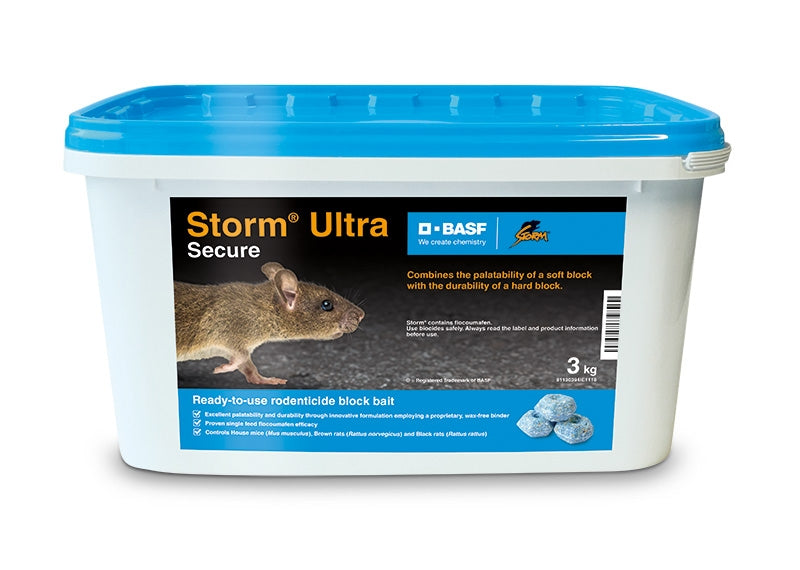Storm Ultra Secure Rat Poison Safe Package - Raticide - Contrôle des rats -  Contrôle